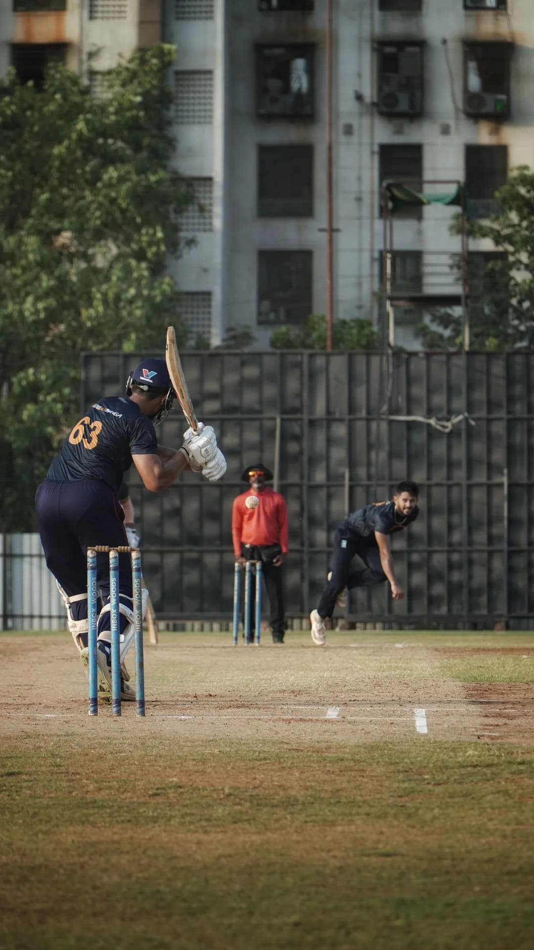 Action on the field, Mumbai